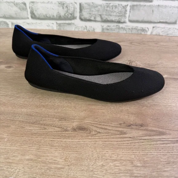 Rothy's Black and Blue Women's Flats - Picture 5 of 6